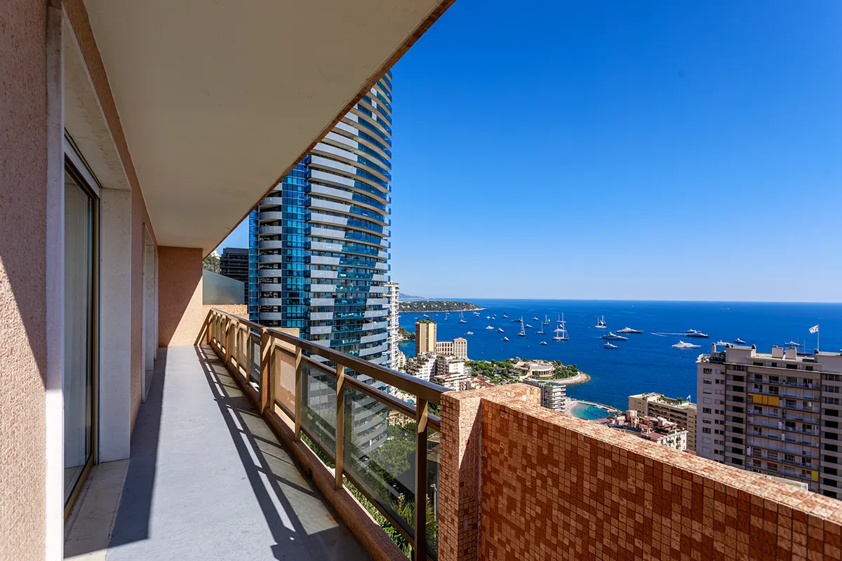 sea view apartment Monaco real estate photography