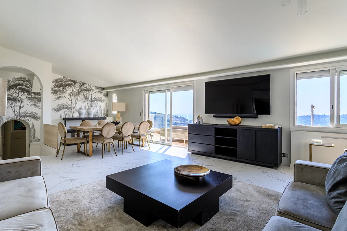 Holiday rental villa Nice living room photo